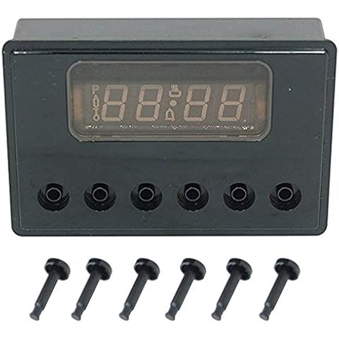 SPARES2GO Automatic 6 Button Clock Timer for Rangemaster Oven Cooker thumbnail