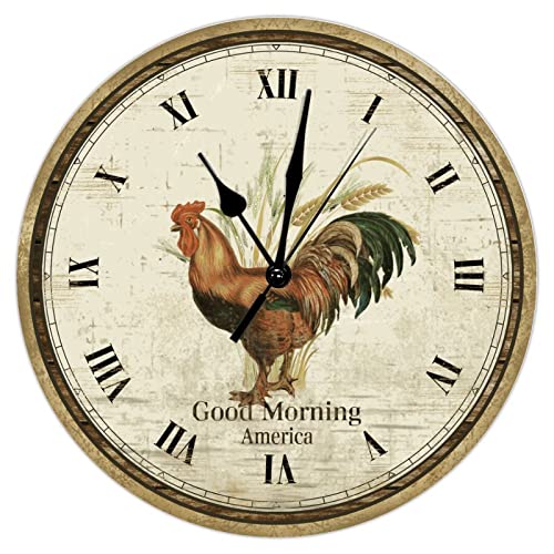 Horloge murale décorative 38cm à quartz grand format silencieuse à piles - 2