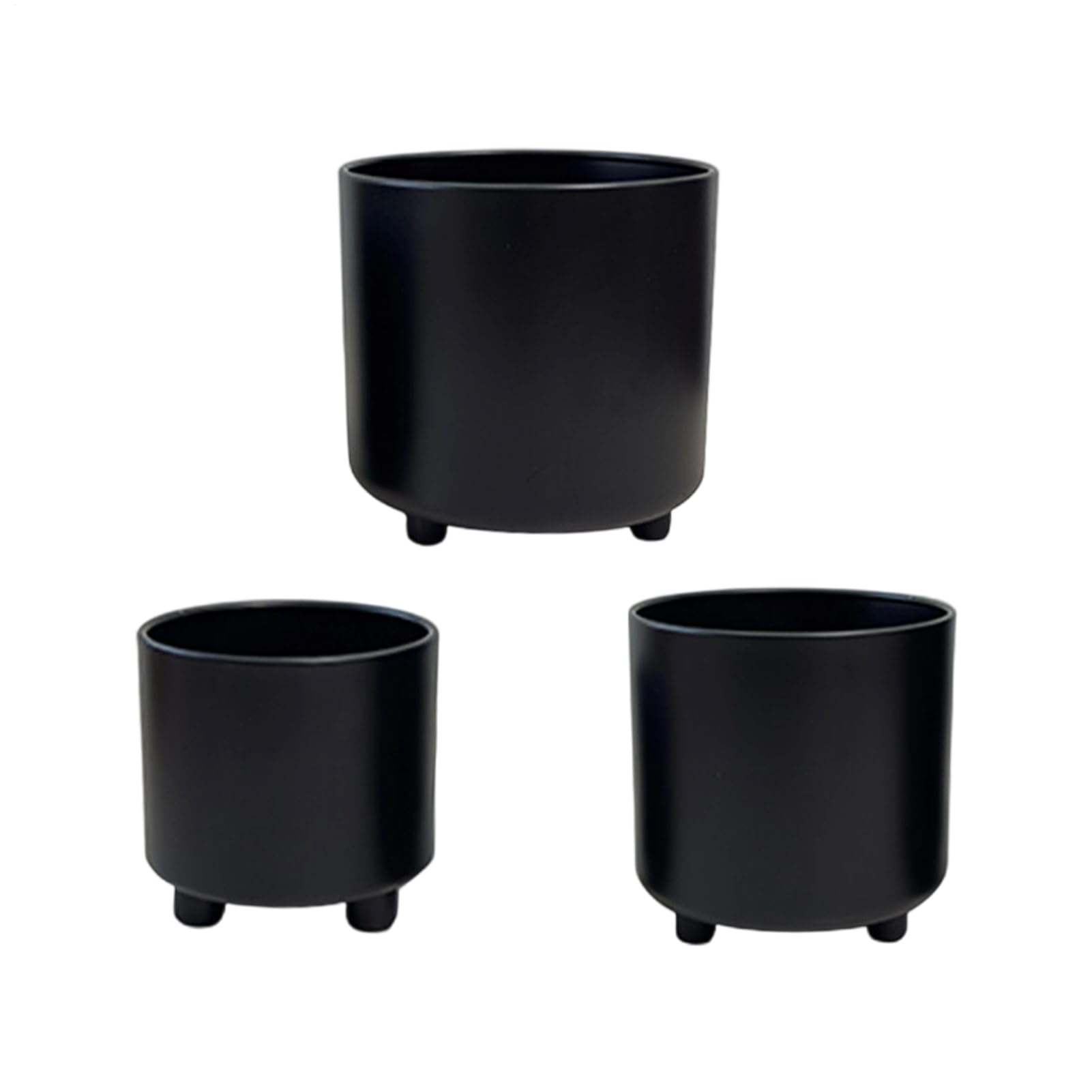 Pots de fleurs en métal surélevés pour nettoyer sans effort