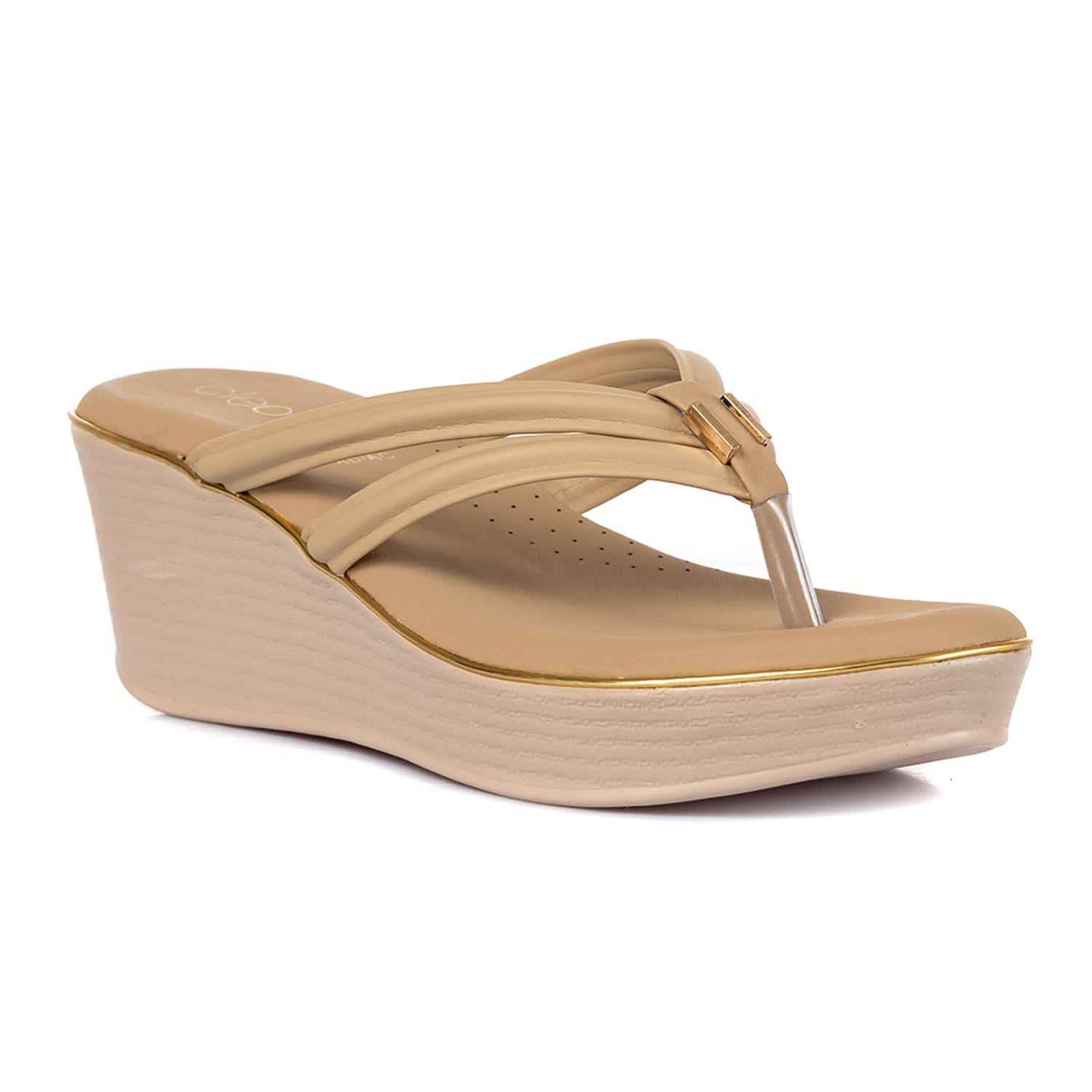 khadim's Cleo Wedge Heel Slip-On Sandal for Women-picture-17