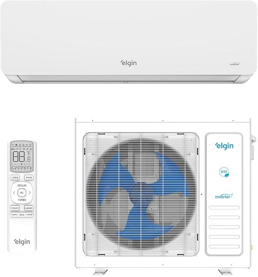 Ar-condicionado Split Inverter Ii 9000 Btus Elgin Eco Dream com Wi-fi Integrado High Wall Só Frio 45hifi09c2wa/45hife09c2ca 220v