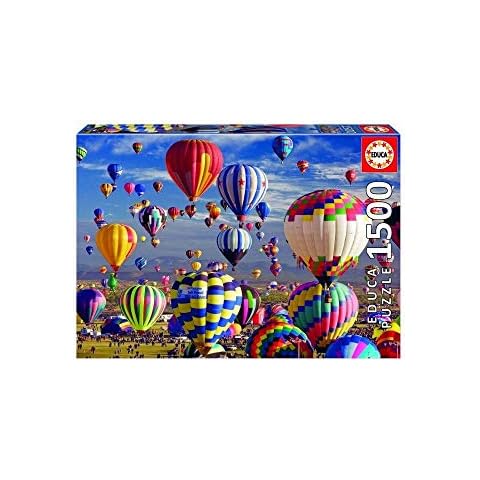 Educa Borras 17977 Hot Air Balloons Puzzle Cover