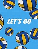 wilson volleyball from the movie castaway  Let\'s Go. Notebook for Volleyball Fans. Blank Lined Journal Planner Diary.