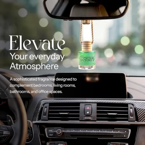 Image of Jasmine Car Air Freshener Hanging | Car Perfume, 8 ml