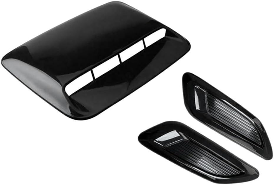 Car Air Flow Intake Hood Scoop Vent Bonnet Decor Cover Center Side Air Outlet Hood Auto Exterior Replacement Parts Universal B, 500412874A2