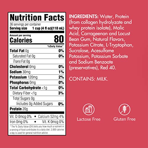 Medtrition Gelatein Fruit Punch: 20 Grams Of Proteinch Sugar Free. Ideal For Clear Liquid Diets, Swallowing Difficulties, Bariatric, Dialysis And Oncology. Great Pre Or Post-Workout Snack. (12 Pack)… thumb #1