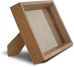 Porta-Retrato Vazado Fundo 15x21 Design Moderno e Elegante para Decorar sua Casa ou Escritório (Tabaco)