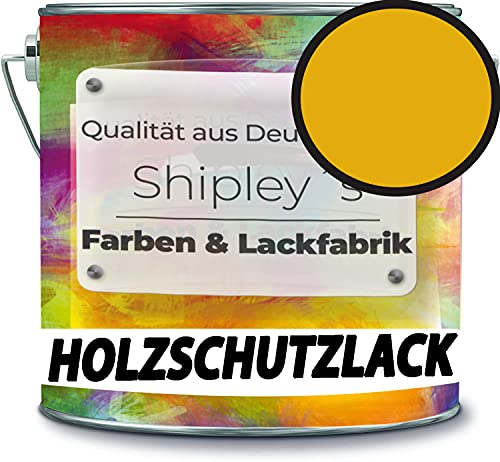 Shipley's - Vernice protettiva per legno, resistente alle intemperie, protezione a lungo termine dagli agenti atmosferici, protezione dagli agenti atmosferici, colore giallo ginepro RAL 1032