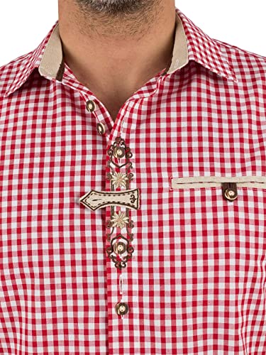 OS - Camicia per costume tradizionale bavarese, a