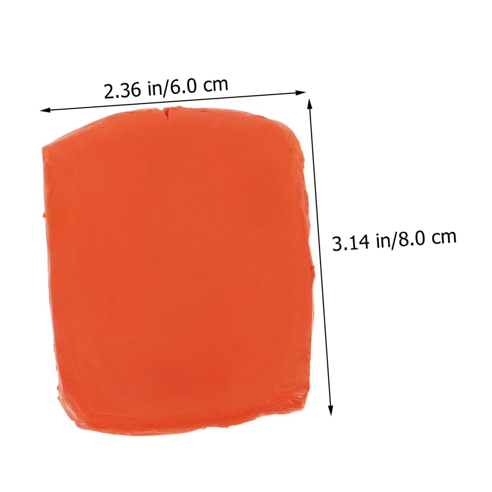 5 Set Dell'autolavaggio Argilla Sfregamento Plastilina Macchine Clay Block per I Dettagli Dell'auto Prodotti per La Pulizia Dell'auto Gomma da Cancellare Arancia 4 Pezzi*5