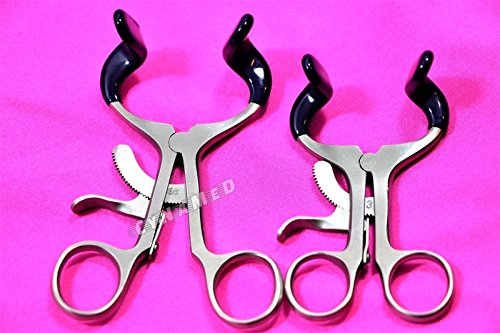 Premium German 2 Stainless Molt Mouth Gag Blue 4.5