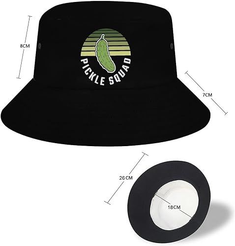 Miniatura 3 de Divertido sombrero de pescador de pepinillos, sombreros de sol de playa para mujeres y hombres, viajes de verano, sombreros de pescador al aire