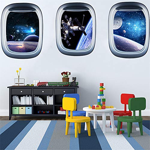 Vinilos Decorativos 3D Cápsula Espacial 23x17 pulgadas miniatura 2