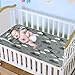 Nile Sparrow Cloud Island Gray Cooling Baby Fitted Mattress 28
