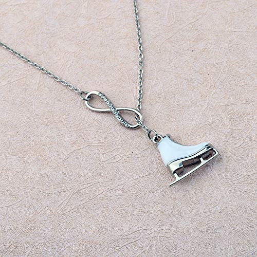 BNQL Skater Necklace Ice Skate Charm Pendant Necklace Sport Skater Jewelry Skate Lover Gift3