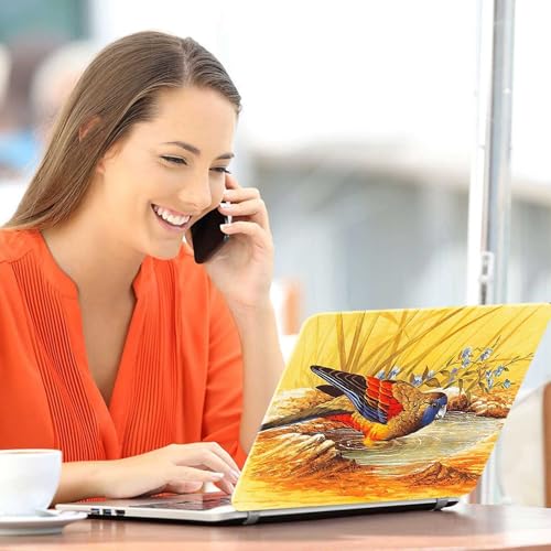 Image of Galaxsia Bird Full Body Vinyl Laptop Skin /Sticker /Cover Upto 15.6 Inches Laptops Laminated-Removable-HD Quality Compatible for Hp-Dell-Sony-Lenovo-Asus etc.(15x10 Inches)