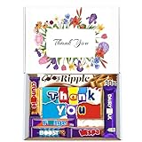 Sweet Shoppe Thank You Chocolate Hamper Gift – Letterbox Friendly Chocolate Box, Appreciation Present for Staff, Colleagues - Friends