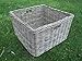 Produktbild Kaminkorb Holzkorb, Regalkorb, Erntekorb aus Rattan, beige-grau, Gr.3, ca. 50 x 50 x 30