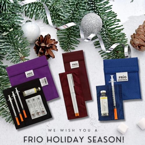 frio duo insulin cooler wallet - keep medication cool for 45 hours insulin bag - perfect for travel and everyday use