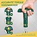 AUTLEAD Torque Screwdriver, Adjustable T-shape Torque Wrench, Wide Range 15 to 75 Inch Pounds in 1 Increment, 12 Bits Included, Firearm Accurizing, Scope Mounting, Bike Repairing - ATSD01