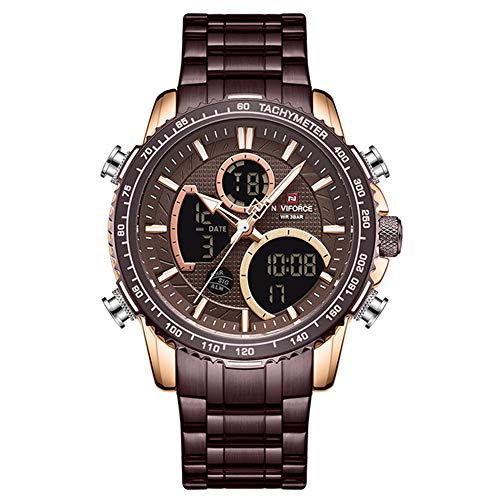 Reloj para Hombre Top Marca de Lujo Big Dial Relojes Deportivos Reloj de Pulsera de Cuarzo cronógrafo para Hombre Fecha Reloj Masculino Relogio Masculin