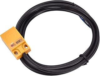 SagaSave 2 Pcs Approach Sensor DC 3-Wire NPN NO Inductive Proximity Sensor Switch 5mm Detecting Distance for Testing Parts Size Speed Frequency