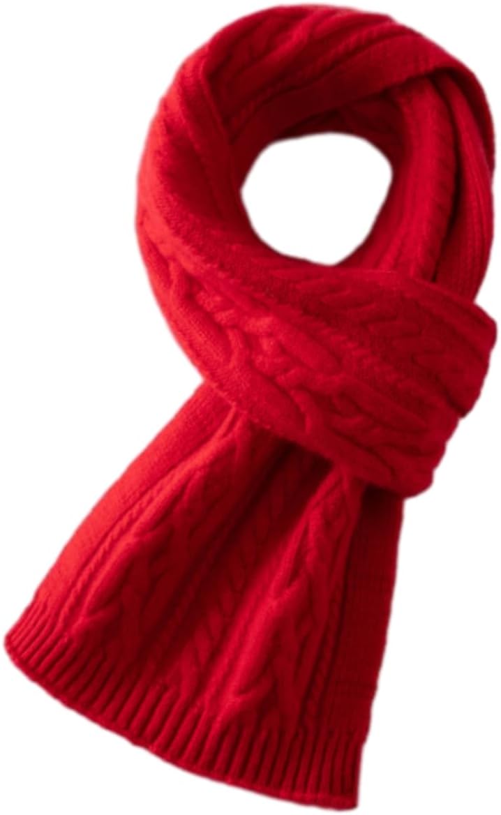 Kids 100% Cashmere - Pure cashmere scarf -Lightweight Moisture Wicking Insulated 55.1"x 7.8" - Boys/Girls PS382