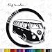 CUAC REVOLUTION Pegatina Camper Life Vinilo Pegatina Adhesivo Coche Moto Caravana Decal Vinyl (Negro)