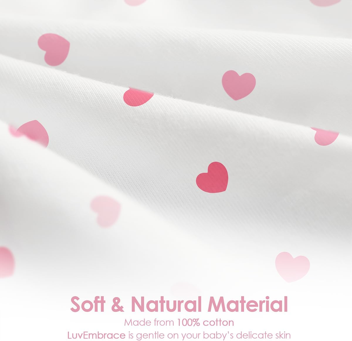 Baby Swaddle Blanket, 0-3 Months, Cotton Arm-in Sleep Sack, Wearable Blankets Wrap for Newborn Infant
