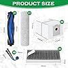 21 Pezzi Kit di Accessori per Aspirapolvere Deebot X9 pro Omni/X9 Pro,1 Spazzola Principale, 8 Spazzole Laterali, 4 Filtri Hepa, 6 Sacchetti per la Polvere, 1 Spazzole a Rullo,1 Spazzola