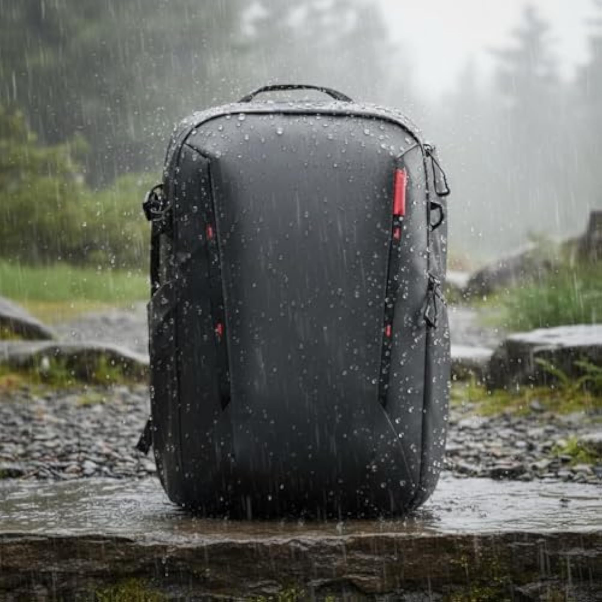 Large Capacity Waterproof Camera Backpack with Multiple Compartments