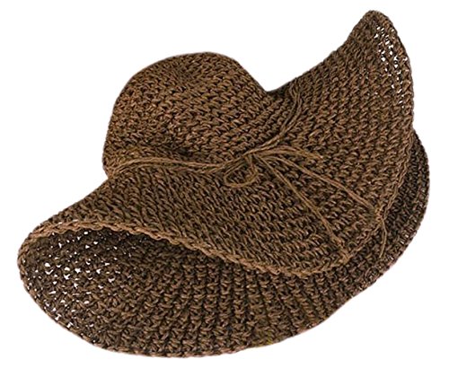 Women's Foldable Bohemia Wide Edge Sun Hat Sun Hats Summer Hat Sun Hat Beach Hat Straw Hat Brown, Brown, One Size