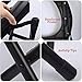 Folding Commode Chair Portable Toilet Seat, 198 Pounds Capacity PTS01
