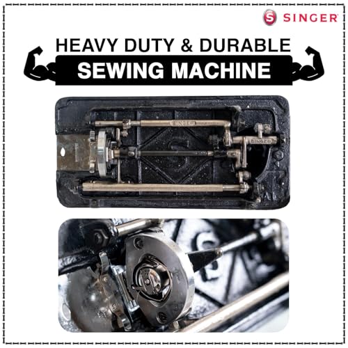 Image of Singer Black Sewing Machine Sonata Supreme Unit Pack with Free Body Cover | Smoothest Fly Wheel | Double Sealed Ball Bearings Technology-First Time in World