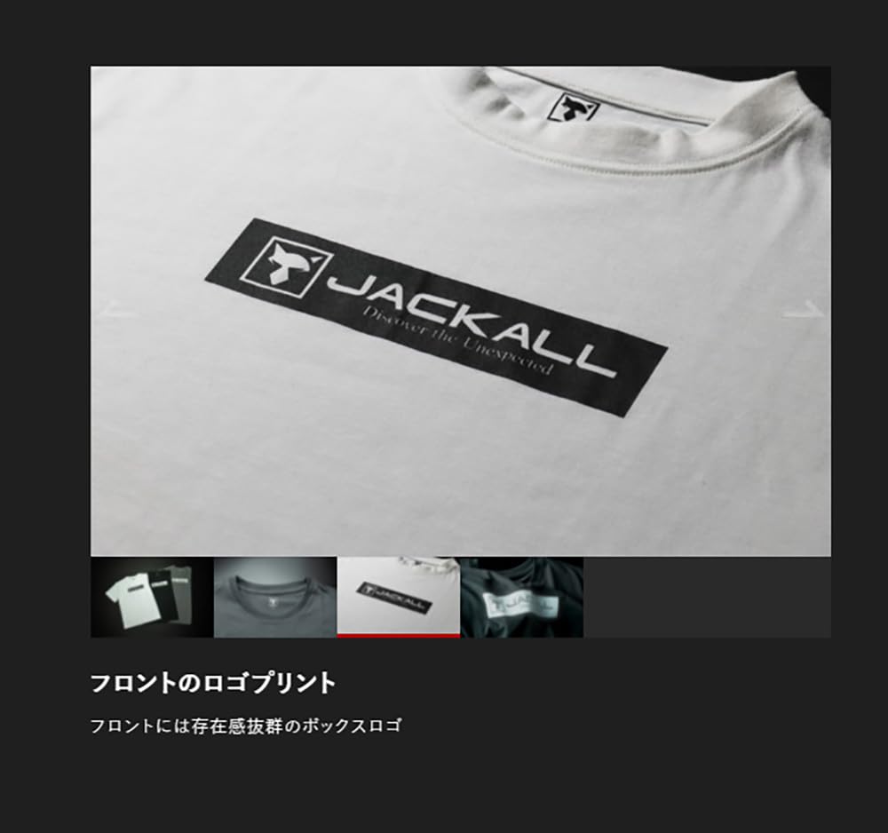 ジャッカルロゴTシャツ ブラック SHORT SLEEVE LOGO T-SHIRTS/ショートスリーブロゴTシャツ