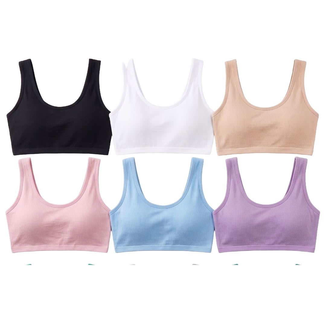 Pack of 6 Air Bra Multicolour for Women | Wireless Seamless Full Coverage Bra | Soft Stretchable Comfort Bra-picture-10