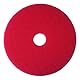 3 M rot Puffer Pad 5100, Boden Puffer Verwenden, Maschine (Fall von 5), 11 Inches, rot, 5