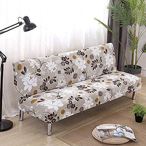 Housse de canapé clic clac extensible imprimée 190x220 cm universelle