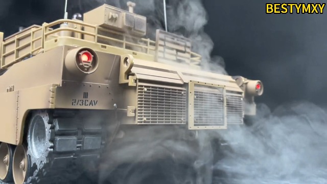Amazon.com: BESTYMXY RC Tanks US M1A2 Abrams Army Tank, HengLong 1