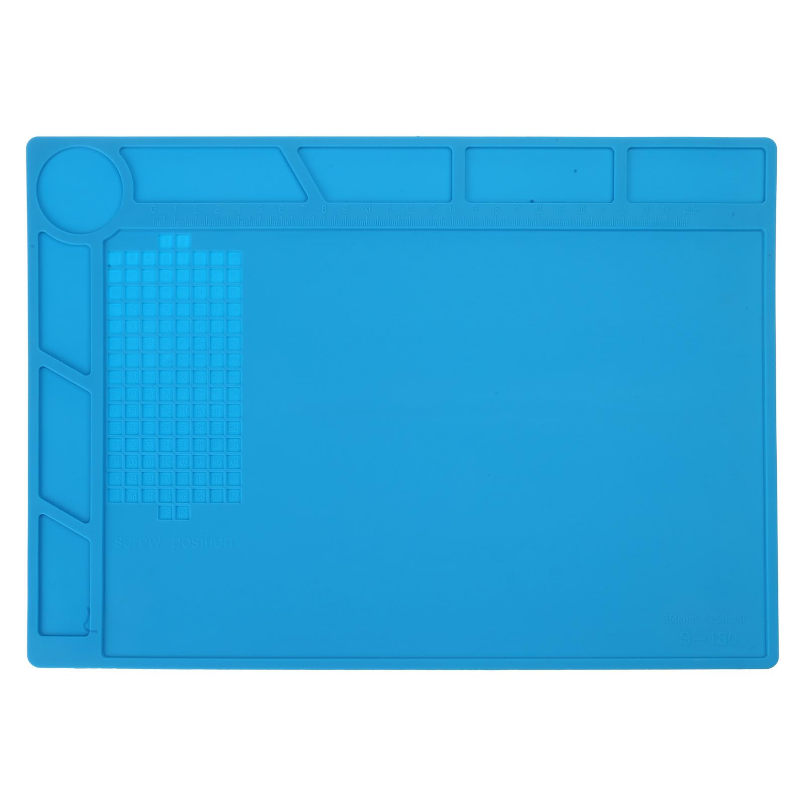 Kalttoy S130 Multifunctional Soldering Mat Silicone Pad For Solder Station Workbench Resists Heat Insulation Soldering Silicone Mat