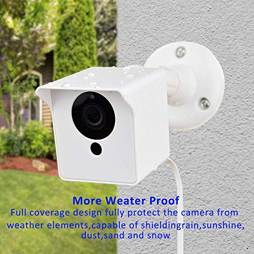 Wyze Camera Outdoor Mount For Wyze Cam V2,Wyze Mount With Weather Proof For Wyze Cam Outdoor Or Indoor Use[Wyze Camera Not Included] - White,2Pack #TOP2