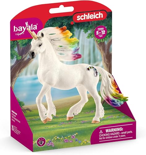 Preisvergleich Produktbild SCHLEICH BAYALA / Regenbogeneinhorn Hengst 70523 / detailgetreue Sammelfigur / tolles Geschenk für Mädchen und Jungen / Spielfigur ab 5 Jahren / 15 x 9 x 18 cm / exklusiv bei Amazon