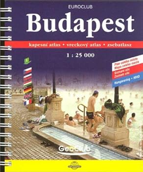 Map Budapest atlasz =: Budapest atlas 1:25 000 (Hungarian Edition) [Hungarian] Book