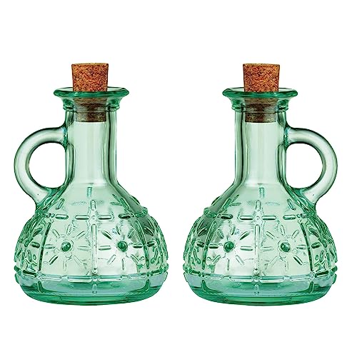 Bormioli Rocco Set Of 2 Country Home Olivia Oil Bottle,