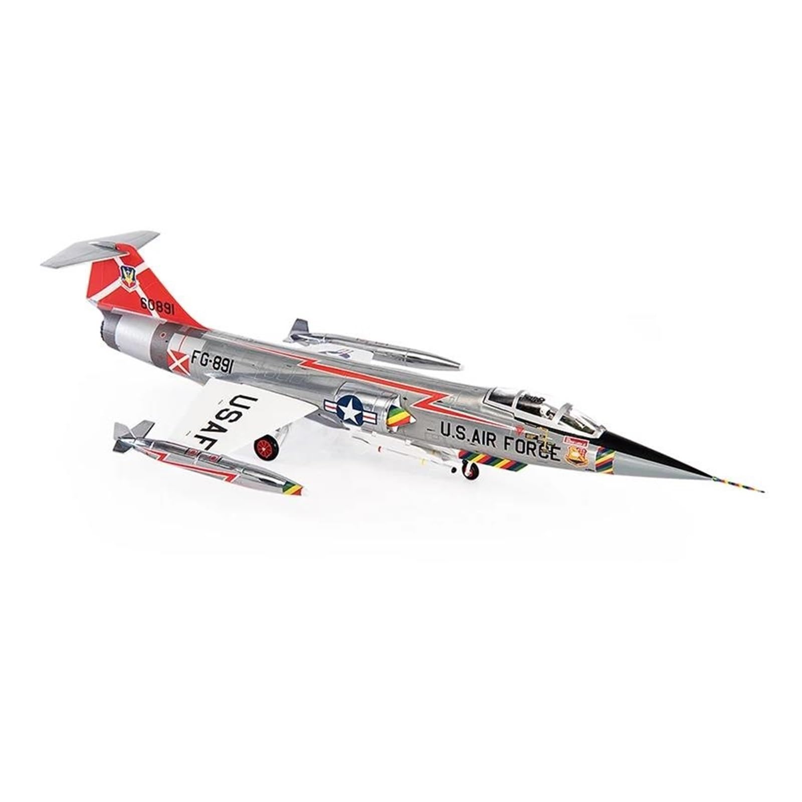 1/72 Per F104 F-104C Aereo Aereo Starfighter Falcon Modello Giocattolo Modello In Lega Jet Militari Scale Aircraft Display Model