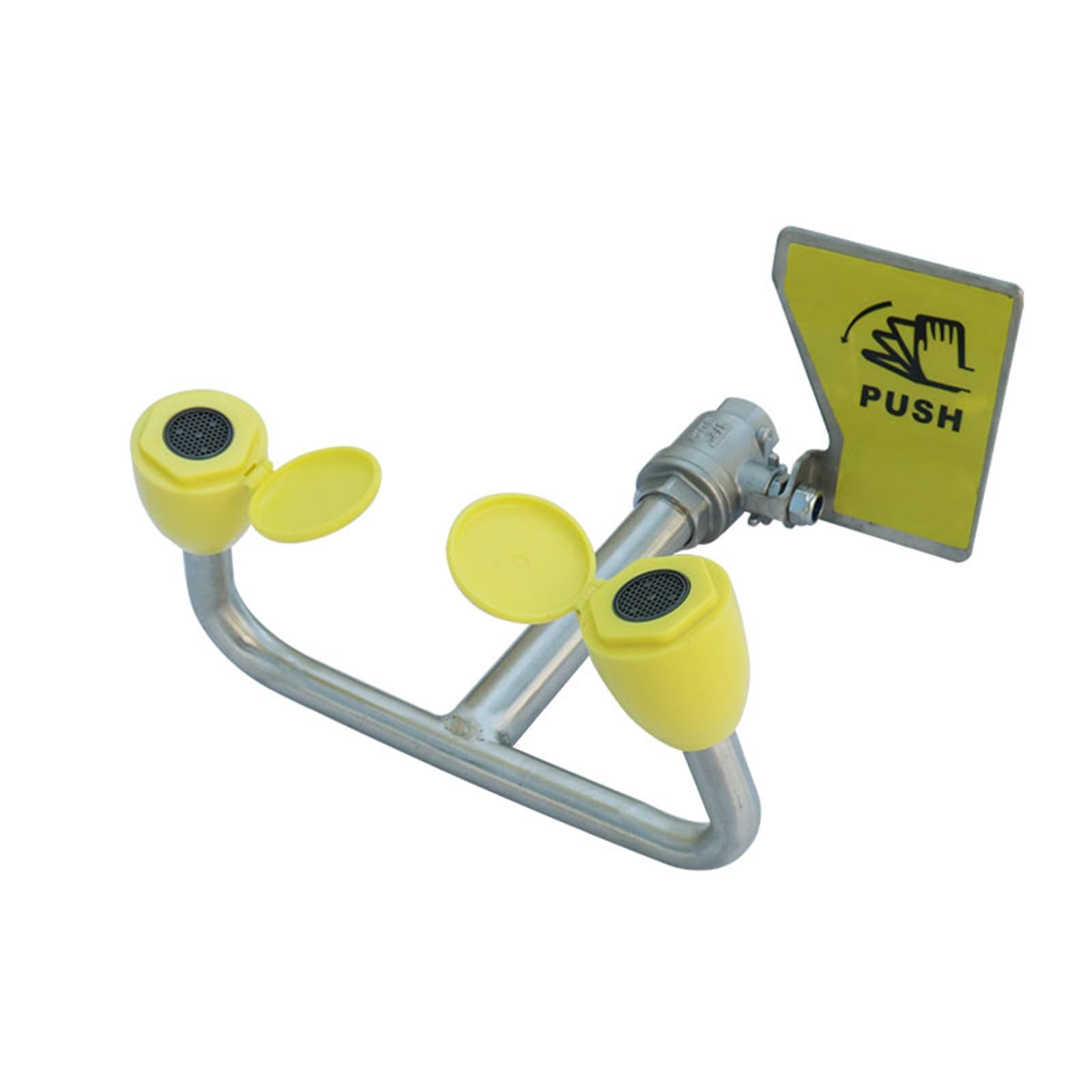 Lave-Yeux d'urgence Simple, Station de Lavage oculaire Murale, Douche de rinçage oculaire, unité de Lavage oculaire d'urgence de Premiers Secours pour Fixation sur évier (Couleur de l'image)