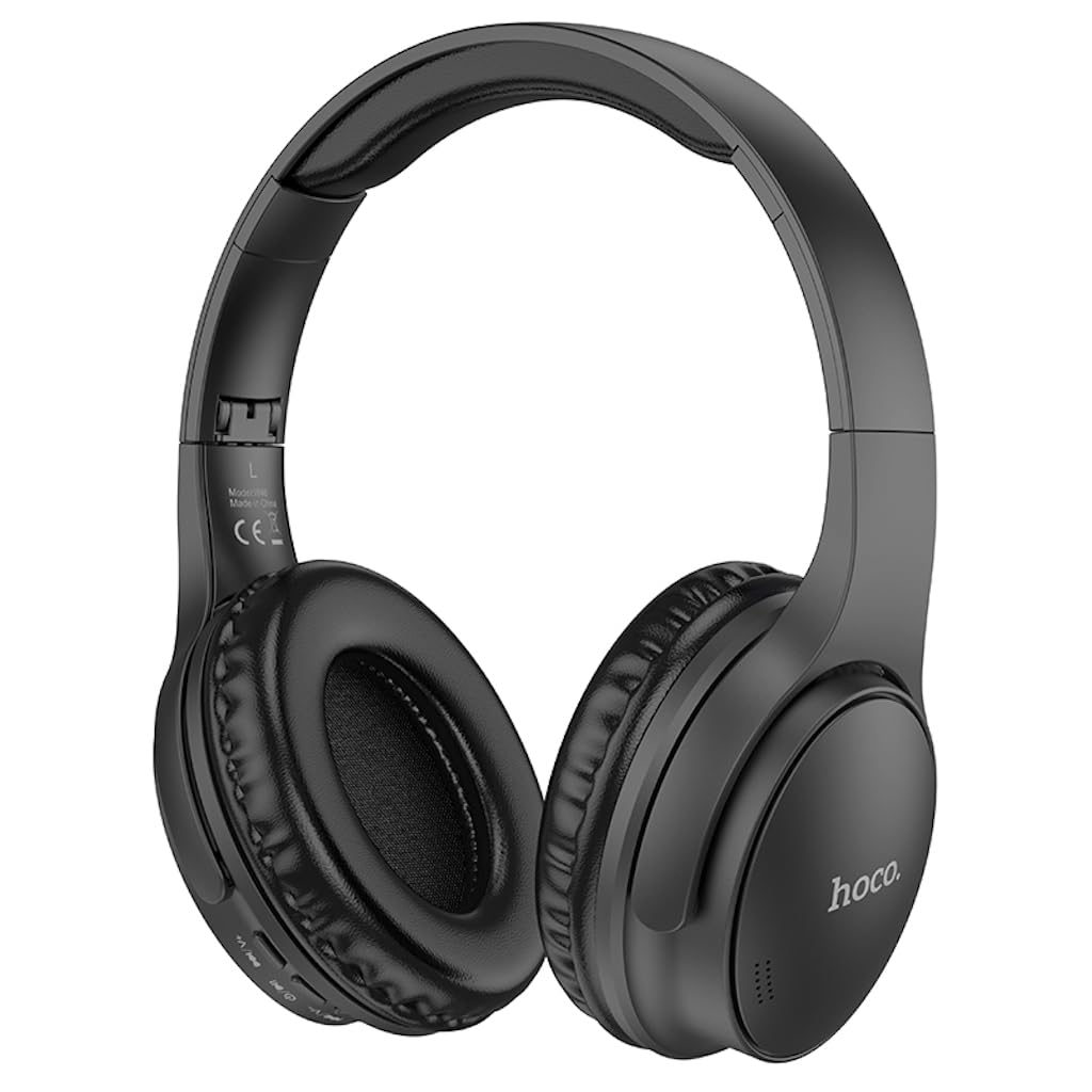 W40 - Mighty Wireless Bluetooth Headphones, Bluetooth V5.3, Use Time: Up To 7 Hours, Standby Time: Up To 120 Hours, Support TF Card and AUX Mode, Compatible Mobile Phones And Tablets - Black