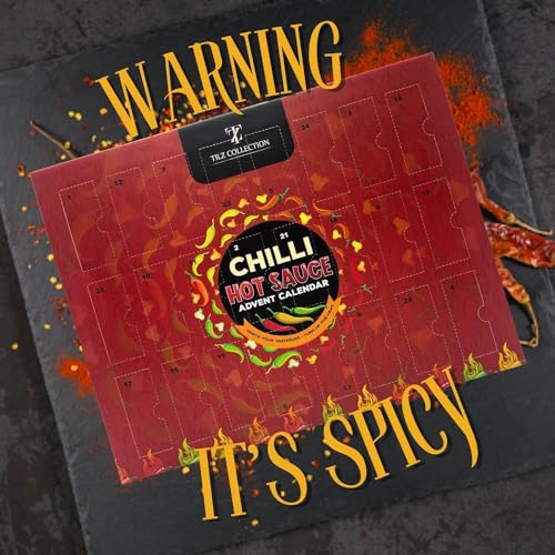 Chilli Advent Calendar 2025 – 24 Days of Hot Sauce Countdown with 20 Fiery Flavours Including Naga Jolokia & Scotch Bonnet – Spicy Holiday Gifts for Chilli Lovers, Foodies & Heat Enthusiasts - Image 6