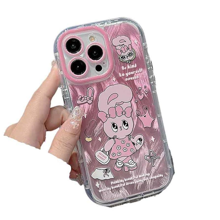 Amazon.co.jp: エスターバニー iPhone16Pro ケース、ピンク