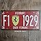 Plaque Métal Vintage Ferrari F1 Enzo 1929 – Décoration Murale 15 X 30 Cm – Pour Garage, Bar, Café, Maison